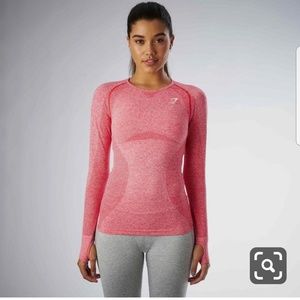 Gymshark seamless long sleeve top
